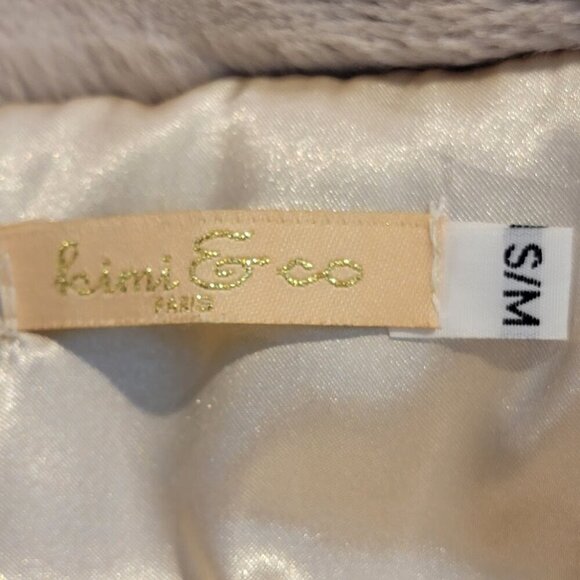 Kimi & Co Paris Faux Fur Teddy Coat S/M (Note:  Missing Top Clasp) - Picture 8 of 8